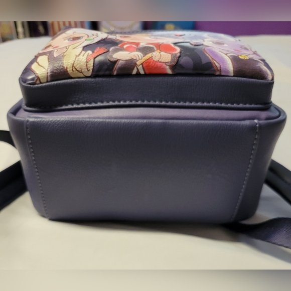 Loungefly Disney Villains Chibi Mini Backpack Purple - Picture 6 of 7